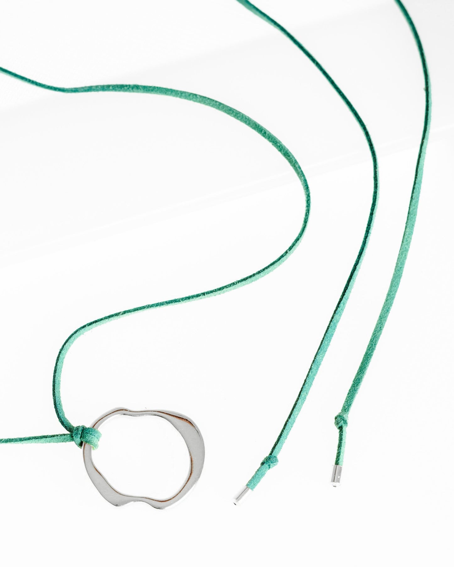 O Cord Necklace - Silver