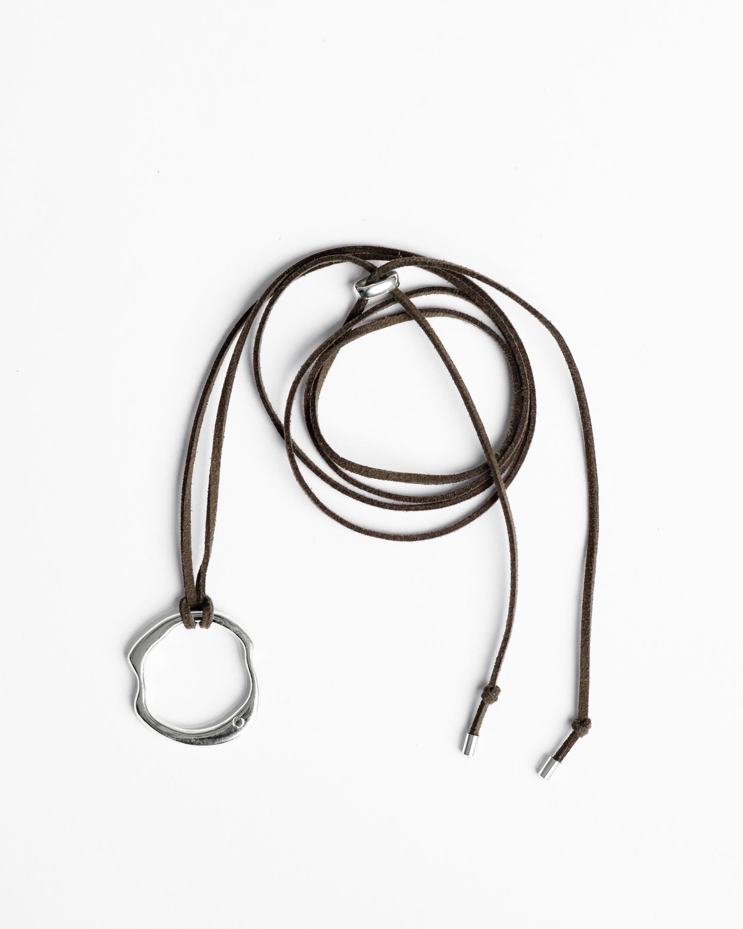 O Cord Necklace - Silver