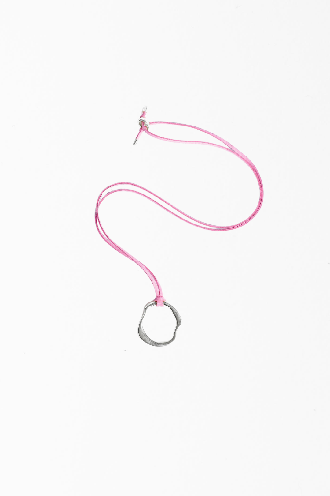 O Cord Necklace - Silver