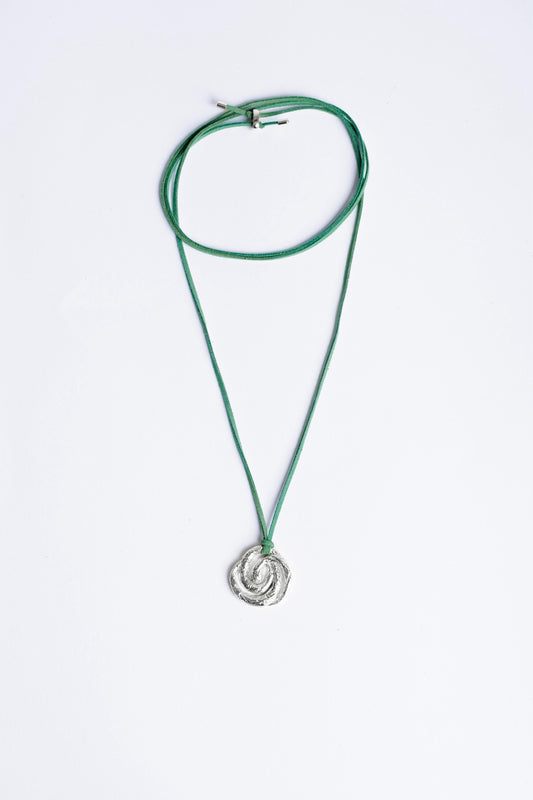 Solfrid Cord Necklace - Silver