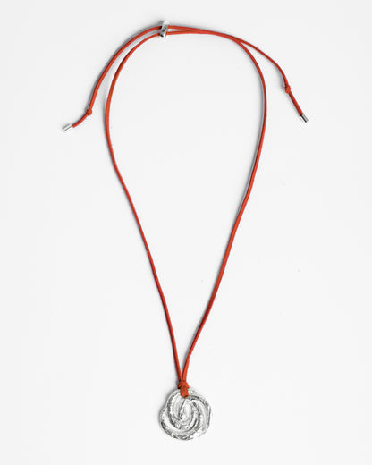 Solfrid Cord Necklace - Silver