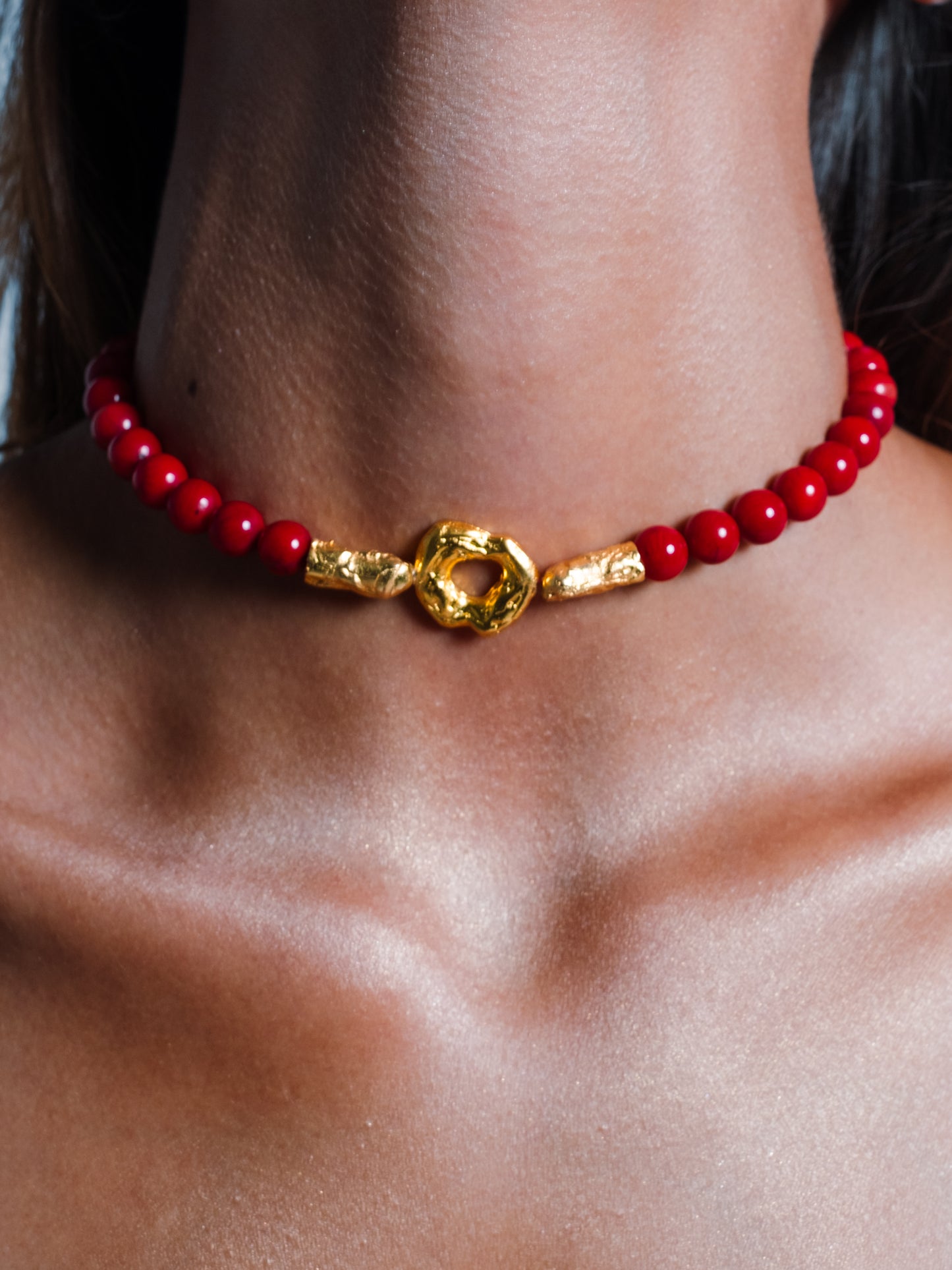 Solis Choker - Clay Red