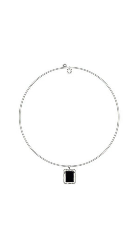 Lira Collar Necklace - Silver