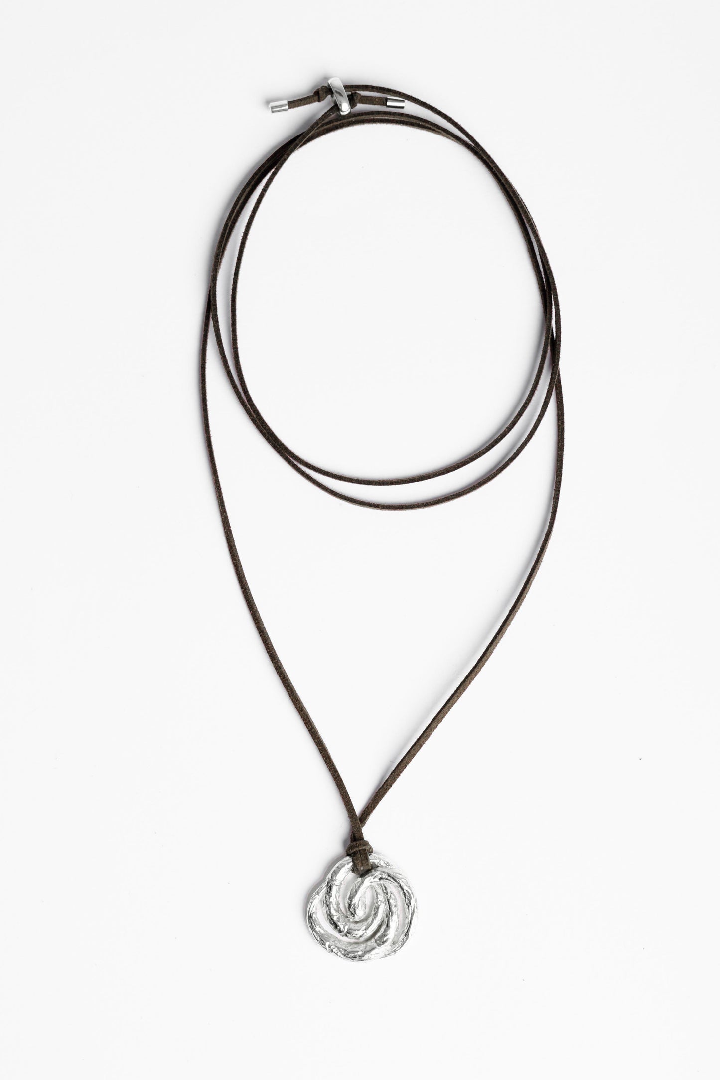 Solfrid Cord Necklace - Silver