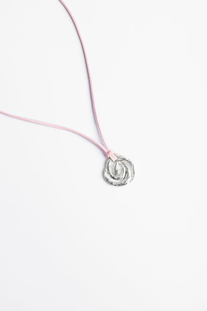 Solfrid Cord Necklace - Silver