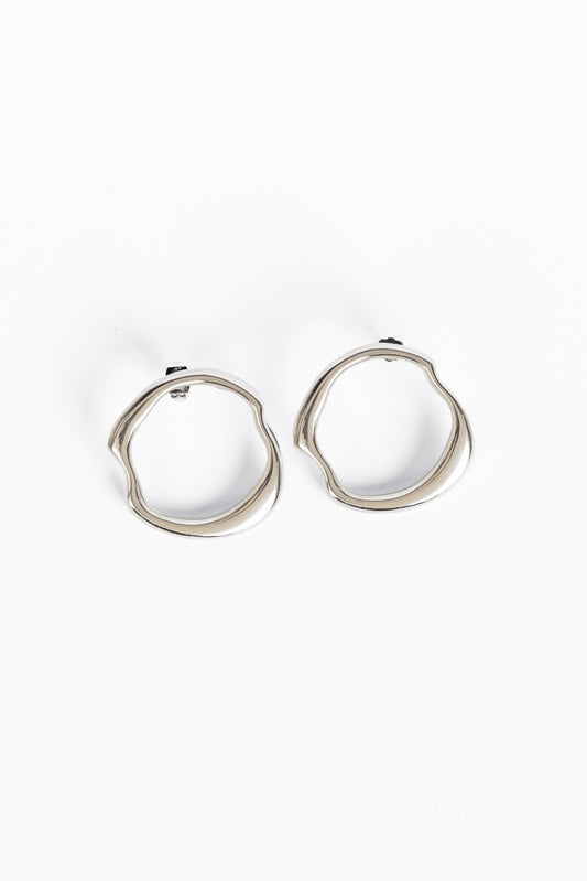 The O Earrings - Silver