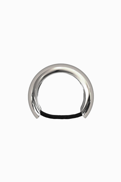 Silver Calla Hair Cuff - Glossy